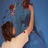 Ludmila studio - painting on textiles and wall