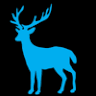 blue deer on king