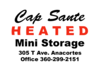 Cap Sante Heated Mini Storage