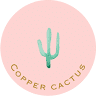 Copper Cactus Candles