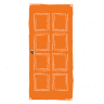 The House with the Orange Door