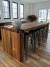 Wood bench