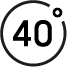 40 degrees in the shade