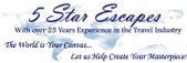 5 Star Escapes Travel/Appointment Required