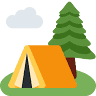Camping at Lac Schryer