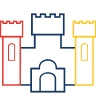 Colour Your Castle Painting