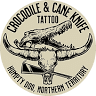 Crocodile and Cane Knife Tattoo