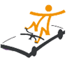 Fietsen op rails