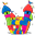 Regenbogen Hüpfburgverleih