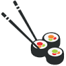 Lima Sushi Delivery e atendimento salão. A la carte e Rodízio de sushi