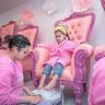 Pink princess Nails Party Boutique