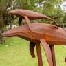 Stone Shell Spiral Sculpture