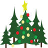 Tangled Tinsel Christmas Tree Farm