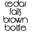 Cedar Falls Brown Bottle