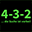 4-3-2