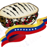 Arepa con que