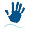 Camping Blue Hand