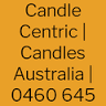 CANDLE CENTRIC