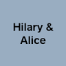 Hilary & Alice
