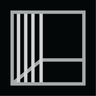 Houten roomdivider