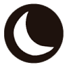 Luna de plata joyas