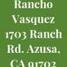 Rancho Vasquez Inc