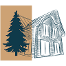 Rustic Wood Villa