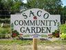 Saco community garden