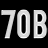 70B