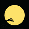 The Moon@ Blowing Rock