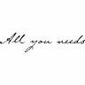 ALLYOUNEEDS