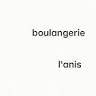 boulangerie l'anis