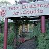 Peter Delahenty Art studio