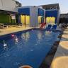 Blue iris chalet