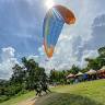 Taitung Luye high-flying paraglider takeoff field first