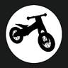 Houten loopfiets