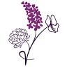 Lilac and Lace Floral Design