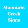Mountain Creek Signs