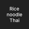 Rice Noodle Thai