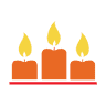 Twisted Flax Candles