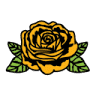 Yellow Rose Painting
